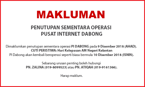 NOTIS PENUTUPAN PI 91218