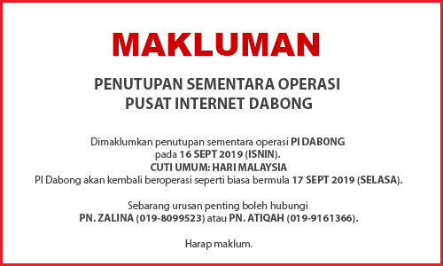 NOTIS PENUTUPAN PI HARI MALAYSIA