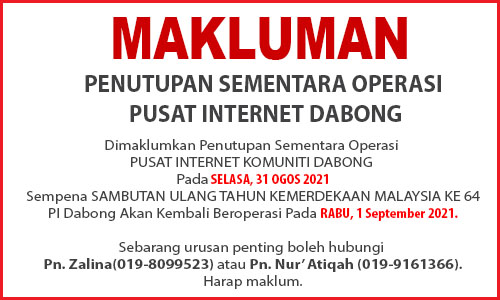 NOTIS PENUTUPAN PI MERDEKA