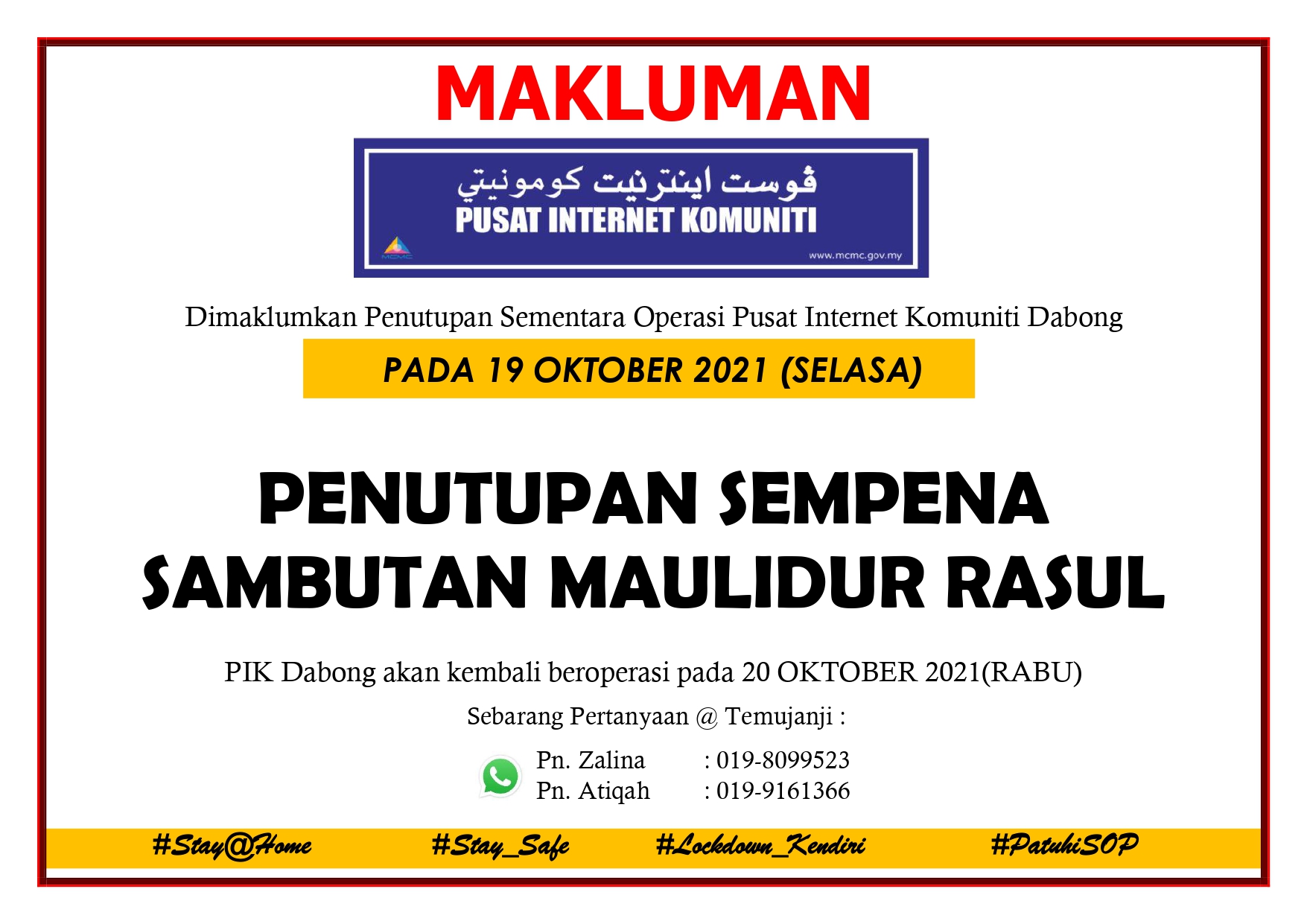 lockdown notis MAULID page 0001